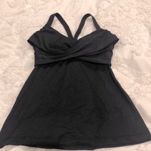 Lululemon black tank top. Size 8